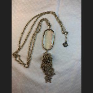 Kendra Scott Rayne Necklace Gold - Clear Crystal